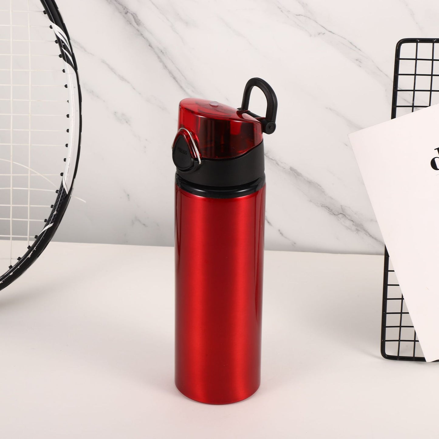 Large Capacity Aluminum Water Bottle for Outdoor Sports & Travel - 750ml