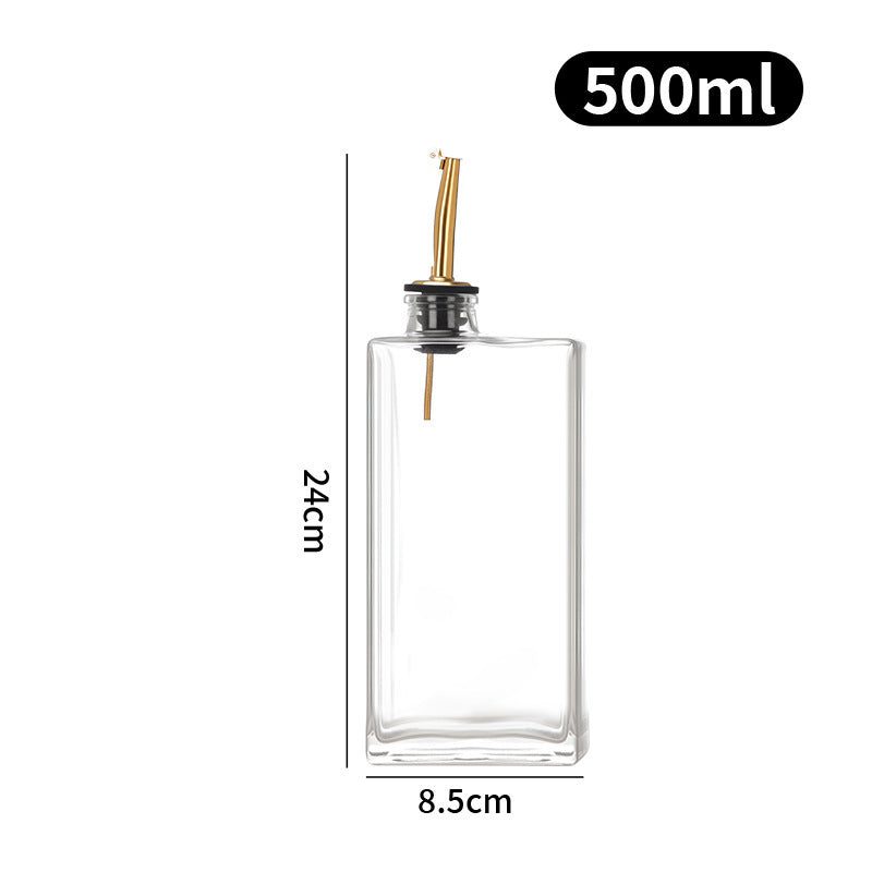 Automatic Square Oil Dispenser Household Kitchen Storage - 350ml & 500ml