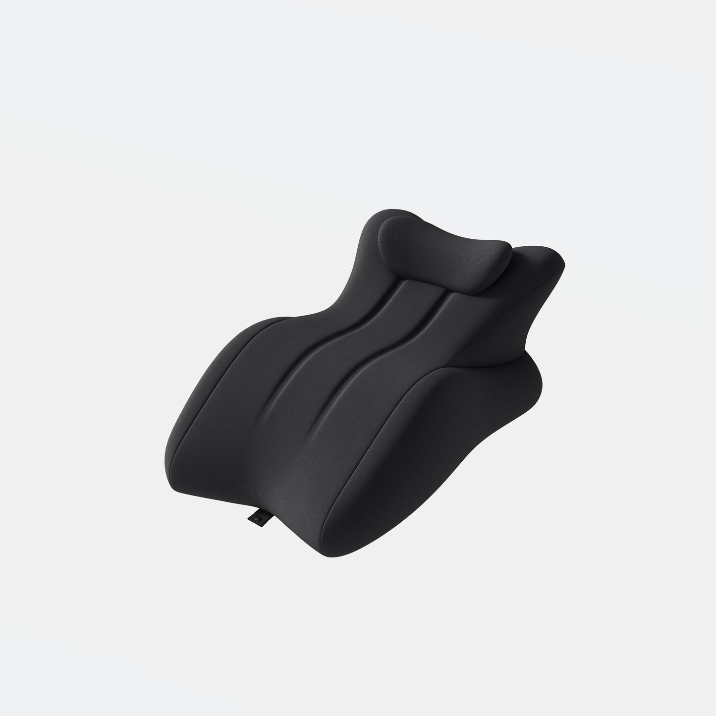 Ergonomic Memory Foam Support Pillow for Couples - Black