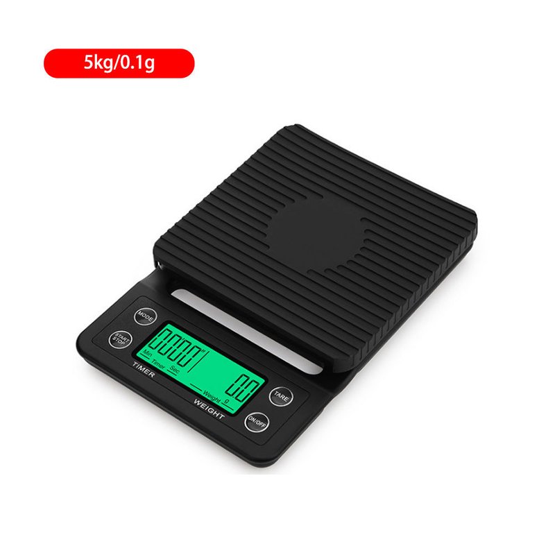 Digital Coffee Scale with Timer, 0.1g Precision, Kitchen Mini Weighing Tool