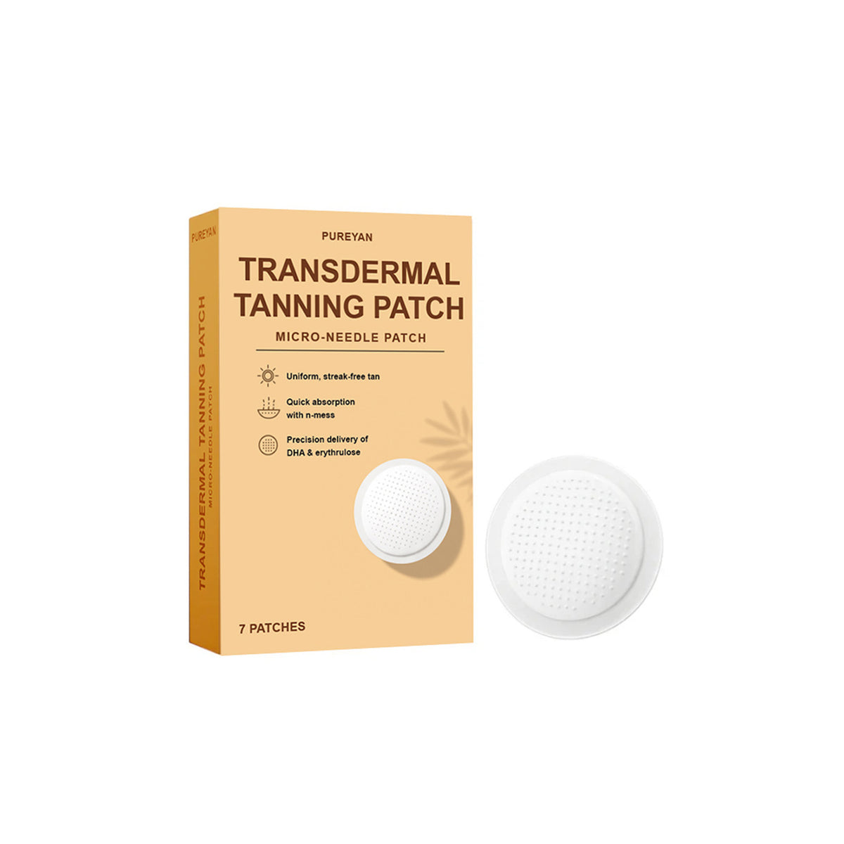 Transdermal Tanning Patch - 7 Patches for Skin Tanning & Brightening