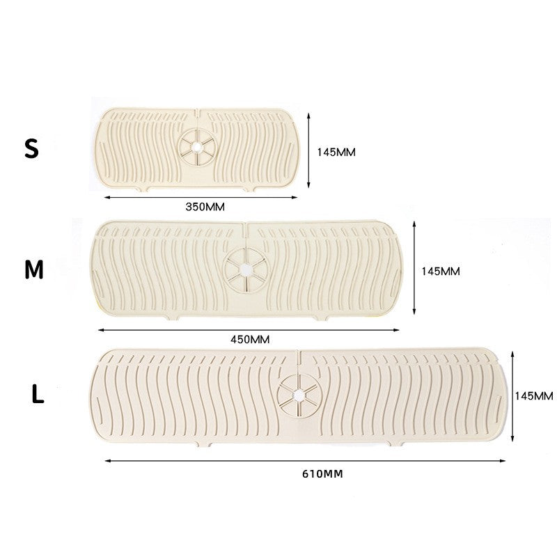 High-Temperature Resistant Silicone Drain Pad for Faucet Protection