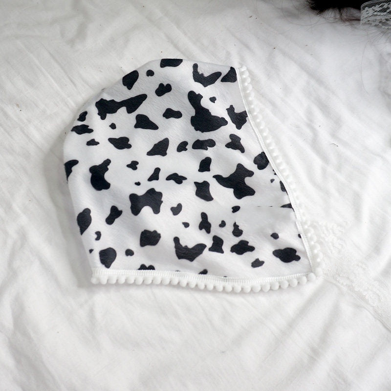 Leopard Print & Cow Pattern Triangular Headband