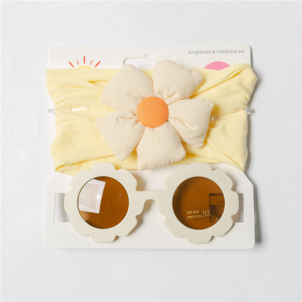 Children's Hair Band Glasses Set - Kids Hair Accessories for 3-6 Years