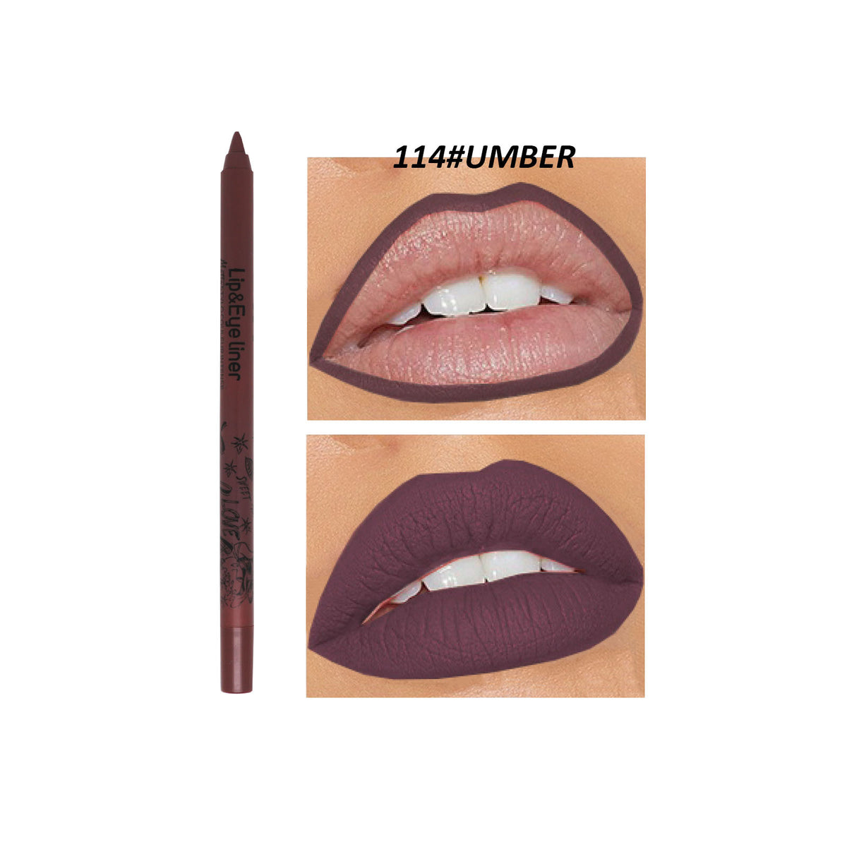 Matte Lip Liner - Discoloration Resistant Outline Lipstick 20 Colors