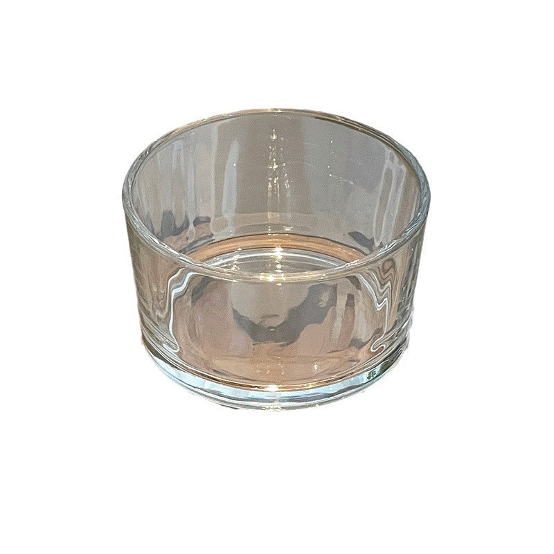 Hammer Pattern Glass Bowl for Kitchen & Dining - Heat-Resistant Nordic Style