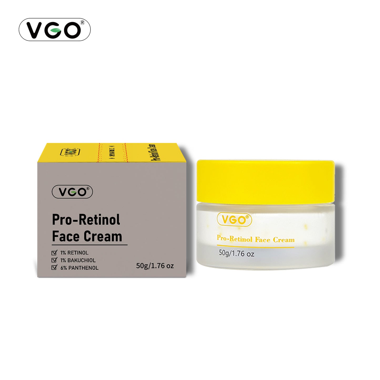 Pro-Retinol Face Cream for Anti-Aging and Skin Repair - 50g