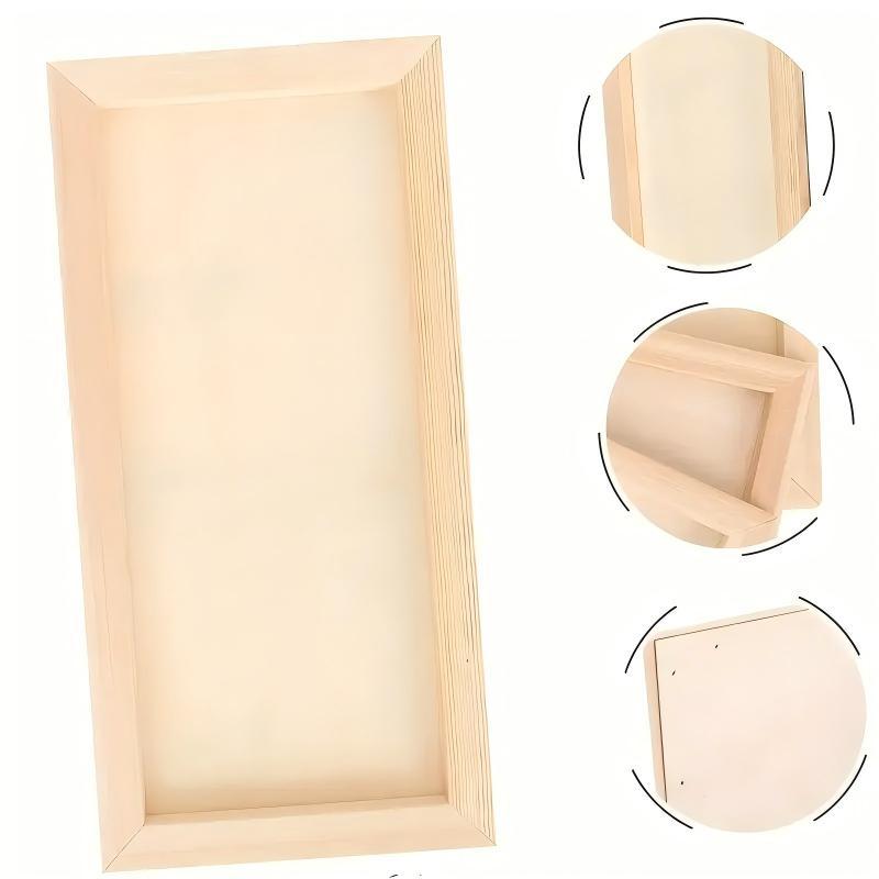 20-Piece Premium Pine Art Panels - Thick & Durable Blank Surfaces