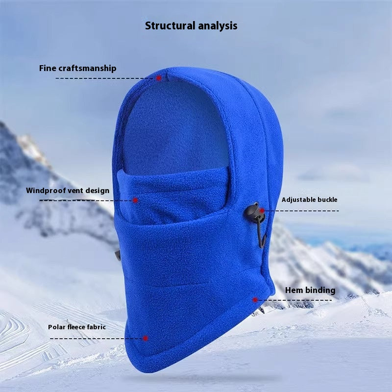 Children's Polar Fleece Thermal Wind Mask - All Match, Warm & Trendy for Kids