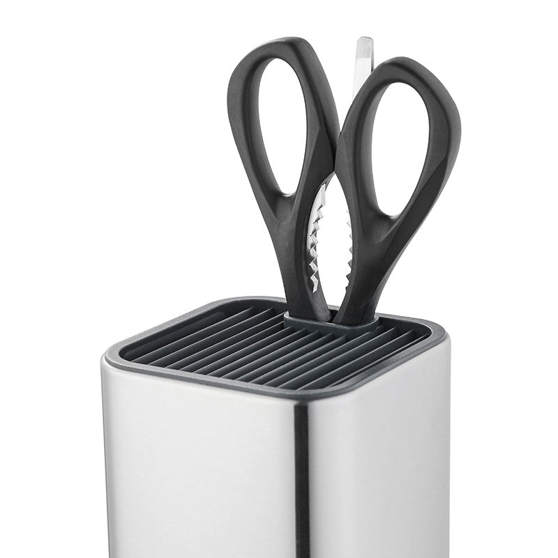Stainless Steel Knife Holder Storage Bucket Kitchen Organizer