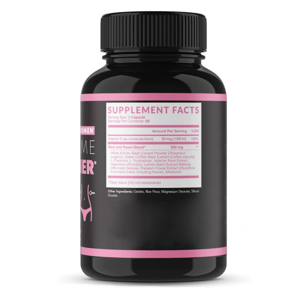L-Carnitine Capsules with White Kidney Bean Extract Dietary Supplement 60 Pieces