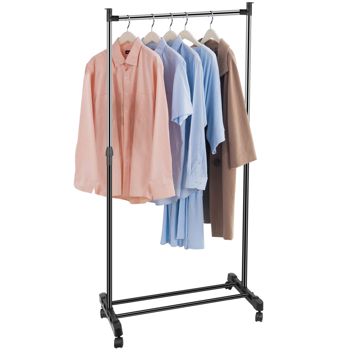 15kg 33lbs Garment Racks 3.12ft To 4.80ft Height Adjustable Clothes