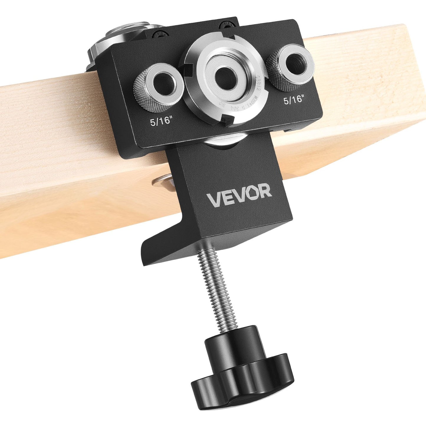 Woodworking Dowel Jig Kit with 3 Drill Bits - Self-Centering Aluminum Guide