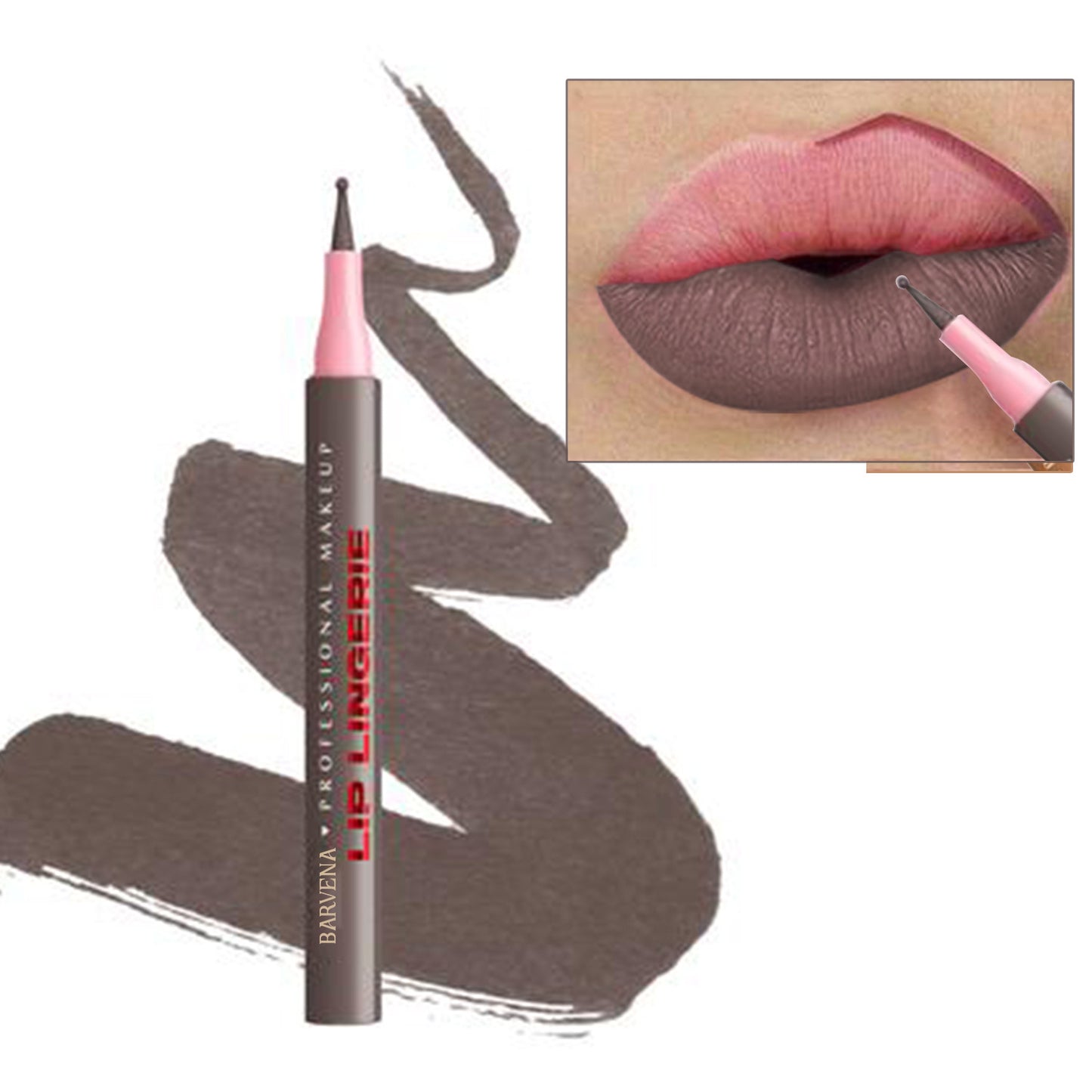 Matte Lip Liner Pencil with Full 3D Outline - Multiple Shades
