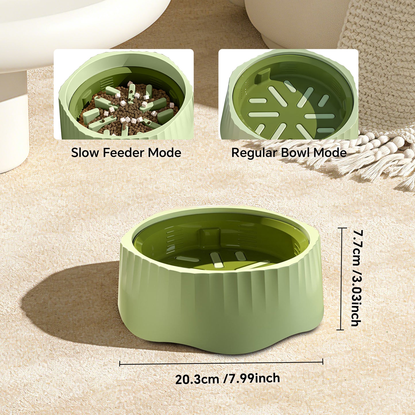 Dual-Purpose Slow-Cooking Pet Bowl - Self Pickup
