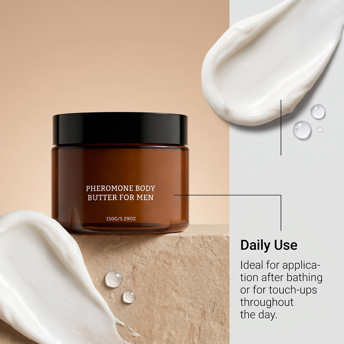 Men's Body Lotion Moisturizing Cream 150g