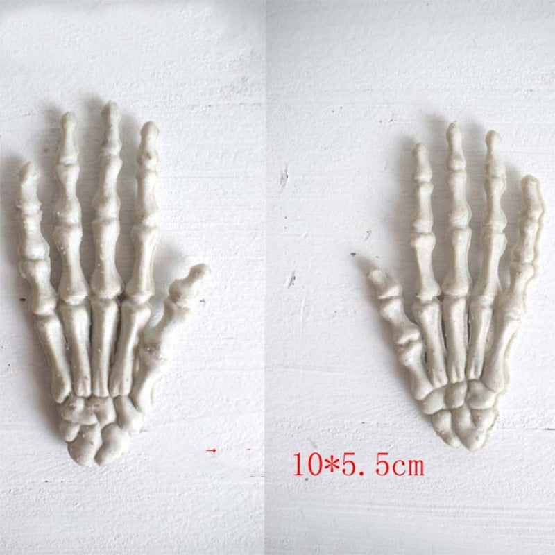 Halloween Skeleton Hand Decorations Set - Party Props for Events & Home Decor