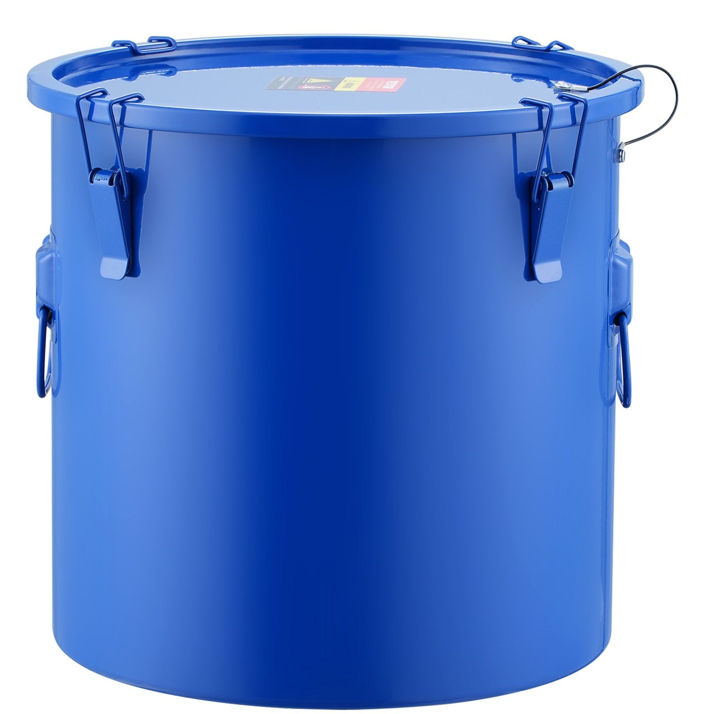 8-Gallon Fryer Grease Bucket - Heavy-Duty Carbon Steel with Lid