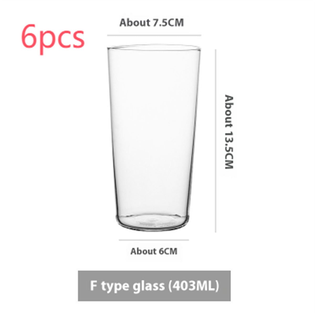 Simple Ins Style Handmade Crystal Glass Goblet - Multiple Variants