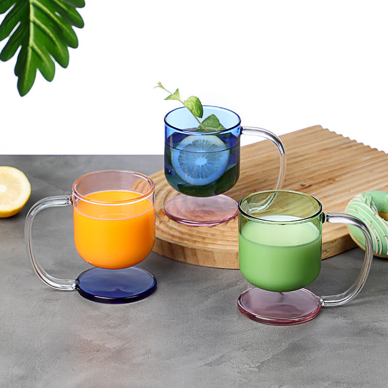 High Borosilicate Creative Floating Glass Mug - Heat-Resistant Drinkware