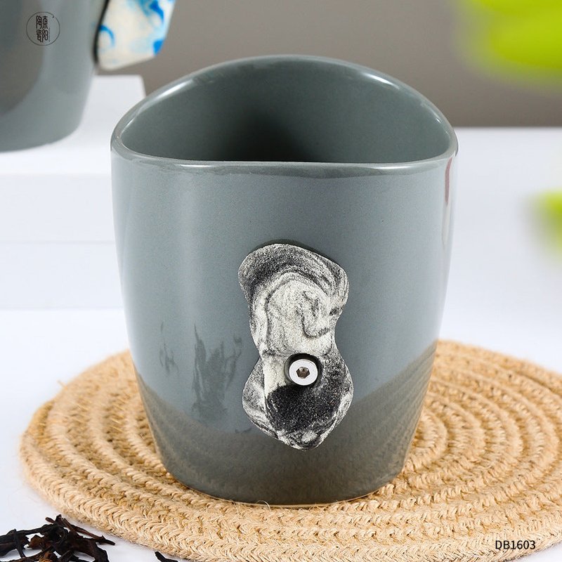 Large-Capacity Ceramic Drinking Cups - Modern & Minimalist Kitchenware