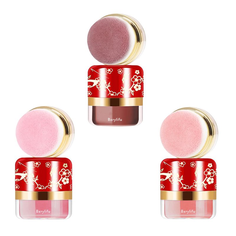 Matte Blush Set - Long-Lasting, Powder-Resist Makeup with 3 Shades