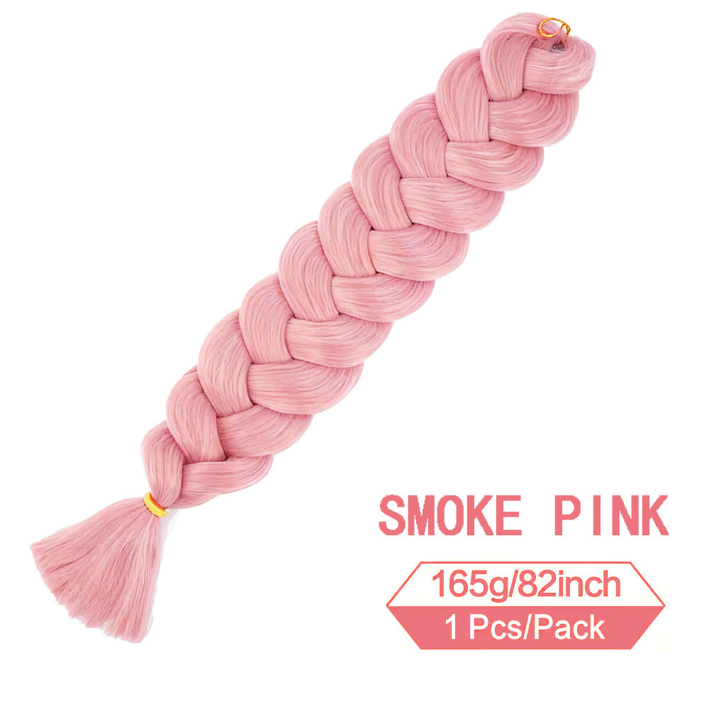 Long Braided Ponytail Hair Extension for Women - Multi-Color, 82 Inch