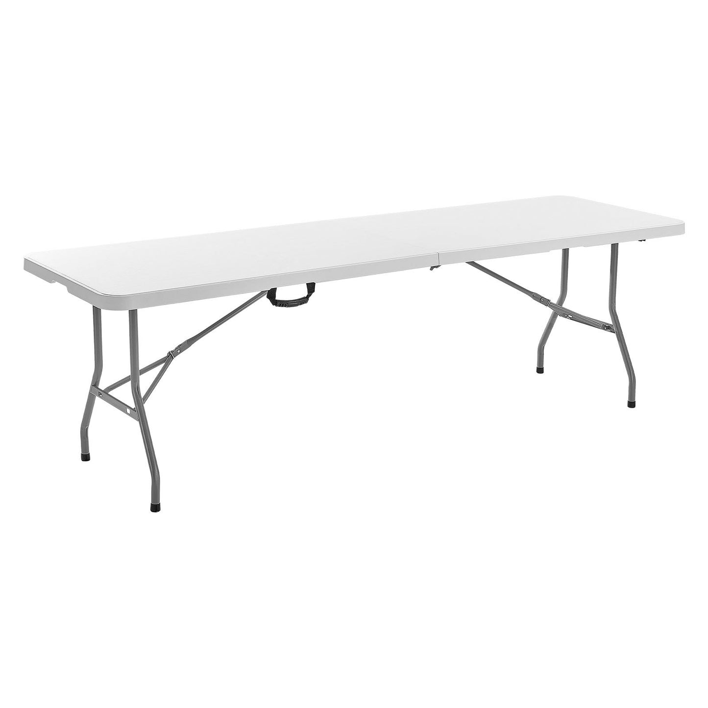 8 Ft Plastic Folding Picnic Table - Portable Outdoor Indoor Utility