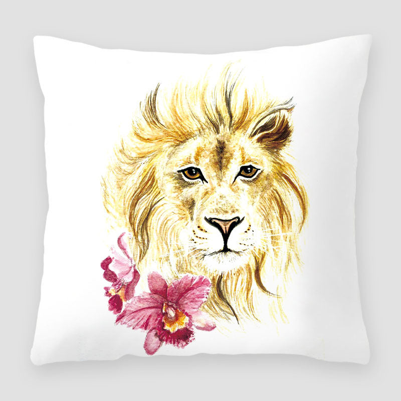 Cartoon Peach Skin Velvet Pillow Cover for Sofa & Living Room - Multiple Colors