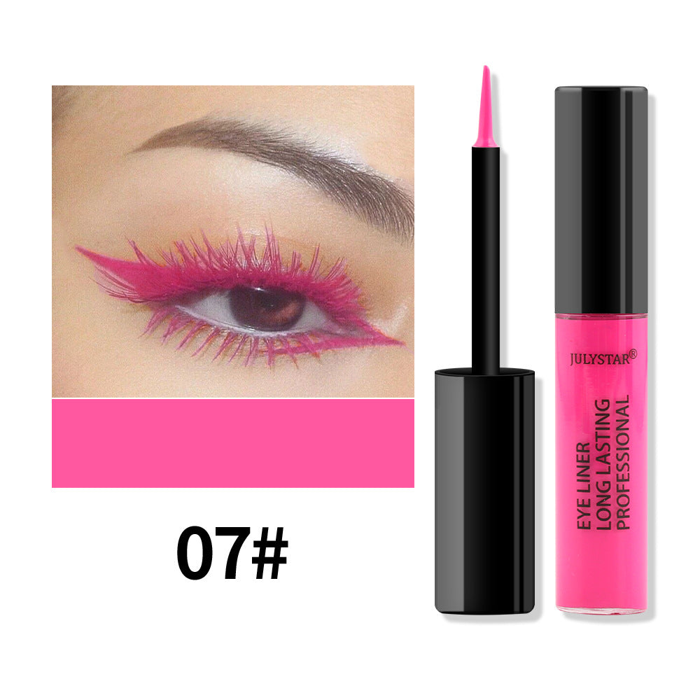 Waterproof Oil-Proof Liquid Eyeliner Set - 2.5ml, Multiple Colors