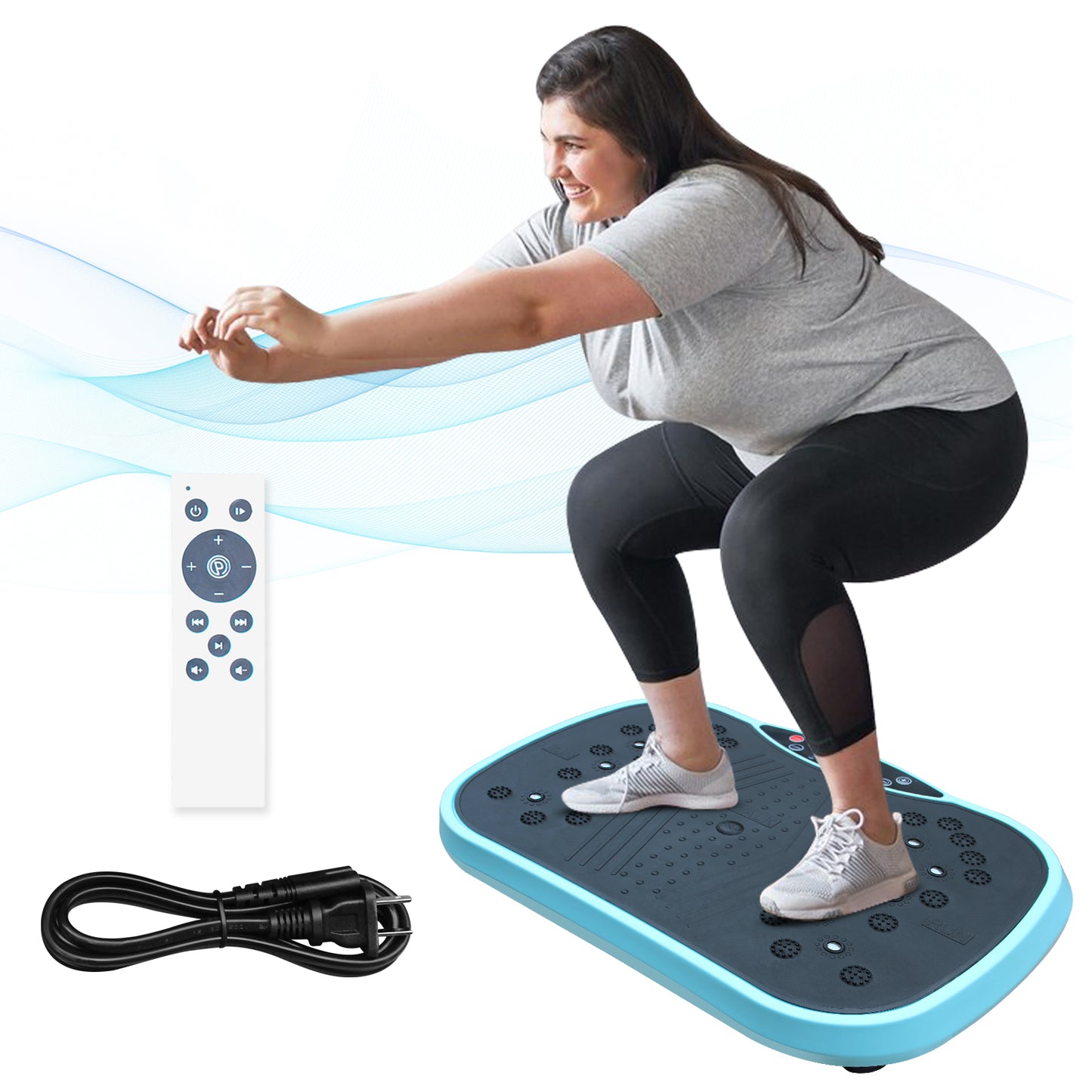 Vibration Plate Exercise Machine - Whole Body Fitness Platform