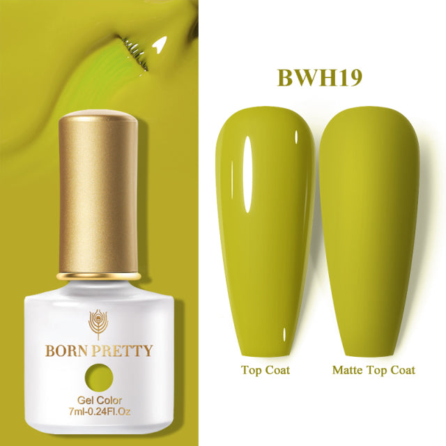 One-Color Gel Nail Polish 7ml - Long-Lasting, Non-Toxic, Professional & Home Use