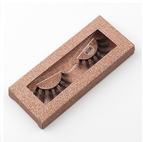 Handmade 3D False Eyelashes - Mink, Thick, Natural Length Options
