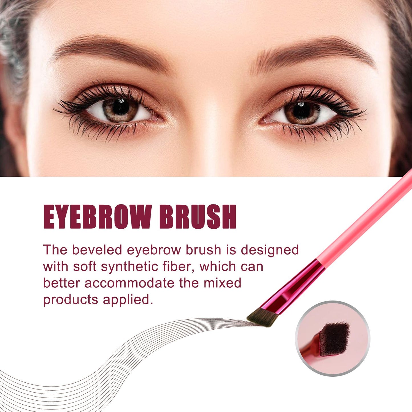 Multi-Functional Eyebrow Makeup Kit - Waterproof Gel and Precision Brush Set