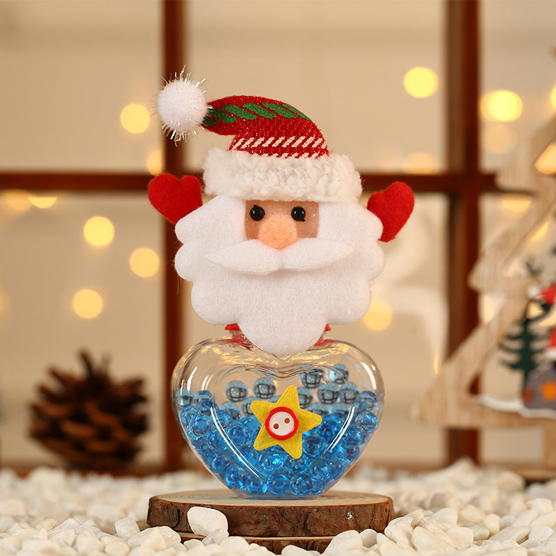 Christmas Mini Candy Jar with Old Man & Holiday Styles - Home Storage Jar