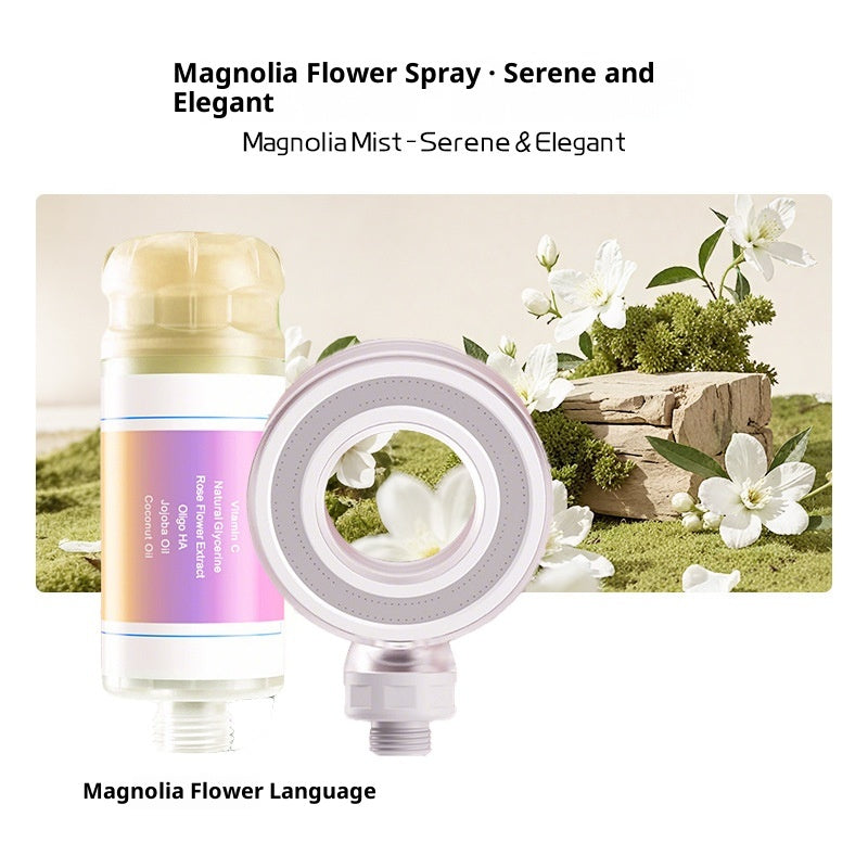 Supercharged Water Filtration Shower Head with Fragrance Diffuser
