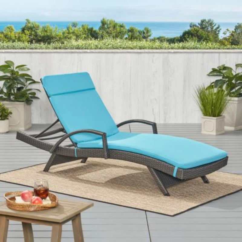 Salem Outdoor Lounge Chair Cushions - Set of 2, Weather-Resistant