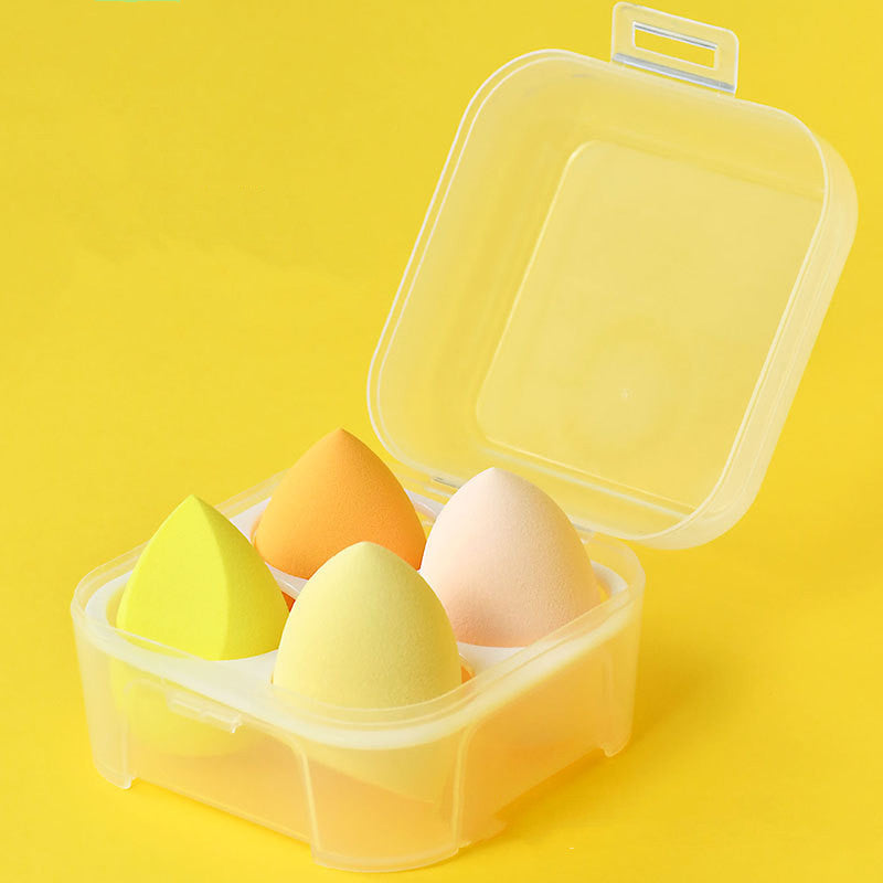 Hydrophilic Makeup Egg Sponges Set for Wet & Dry Application - 4 Pack
