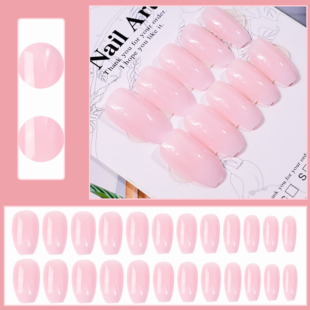 24 Pieces Gradient Nail Tips Set for Nail Art and Manicure