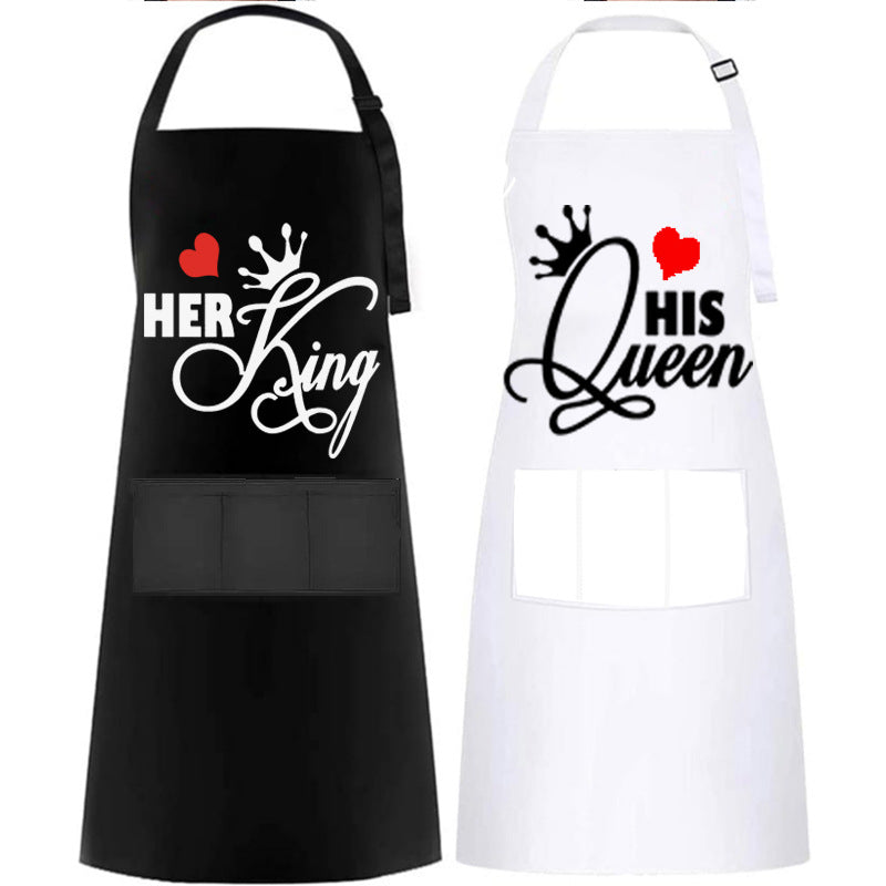Waterproof Antifouling Kitchen Apron Set - Personalized Household Cooking Accessories