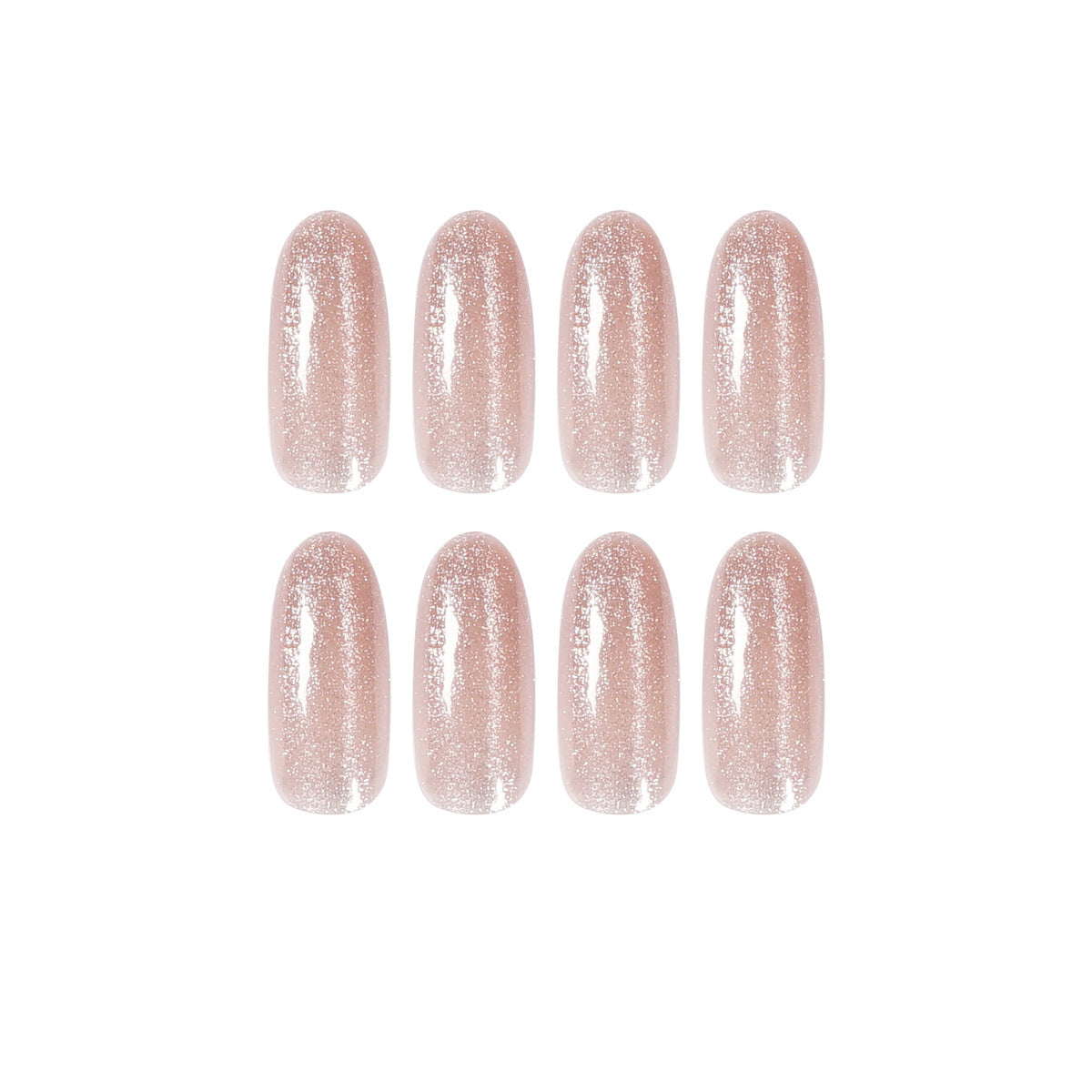 Crystal Nail Art Kit with 24 Pieces and Glue - Long Crystal Nails