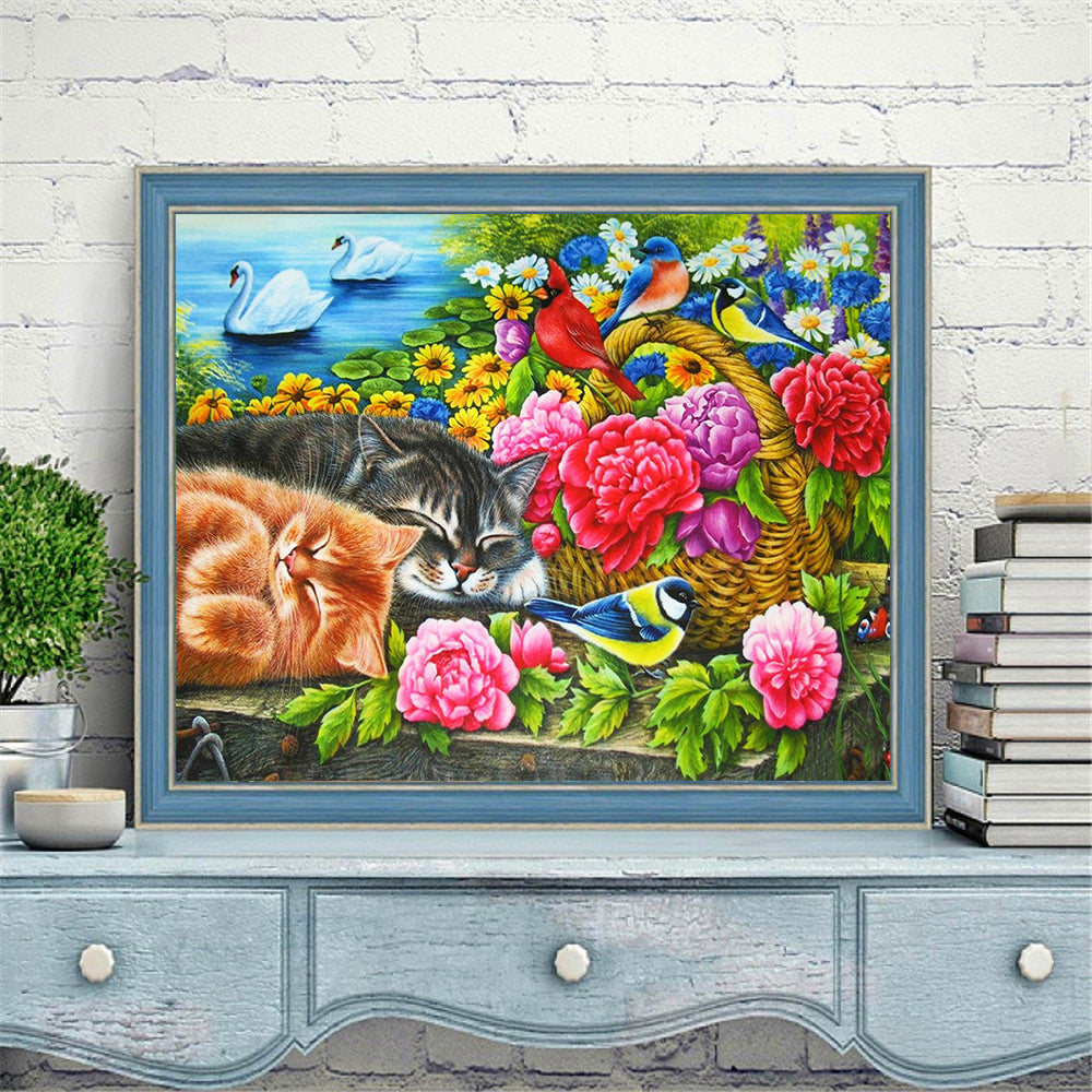 Diamond Painting Kit for Home Decor - Canvas Art Craft Set with Multiple Sizes & Styles