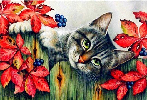 Diamond Painting Kit for Home Decor - Animal Rhinestone Art, Multiple Sizes & Styles