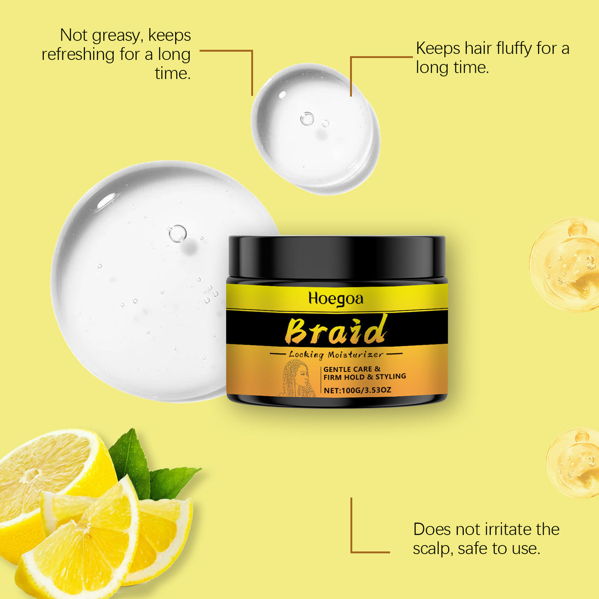 Matte Long-lasting Fluffy Shaping Moisturizing Fragrance Natural Hair