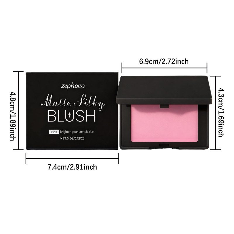 Matte Silky Blush - Pink, 3.5 g