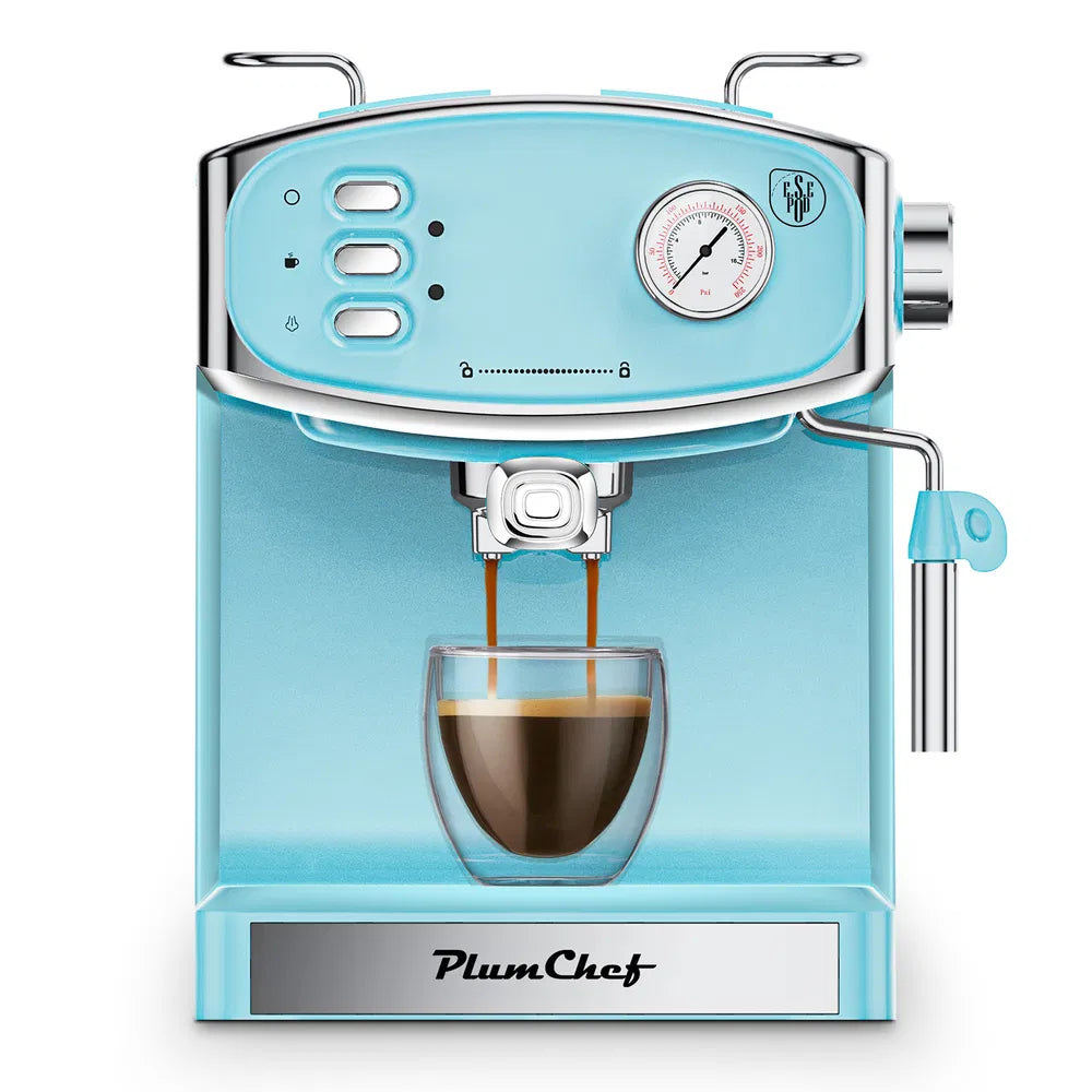 20 Bar Espresso Machine - Compact Espresso Maker with Milk Frother