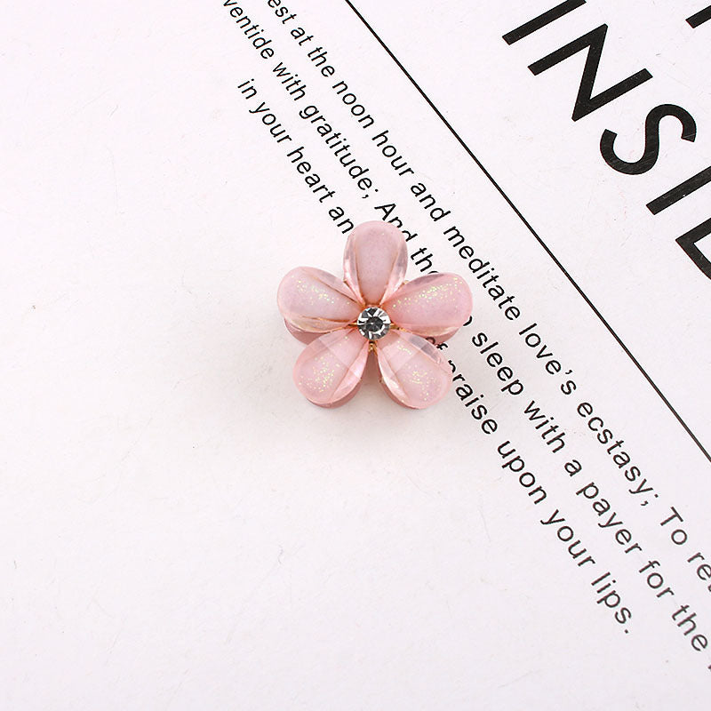 Mini Flower Hair Accessories Set for Women - Colorful Hair Pins & Clips