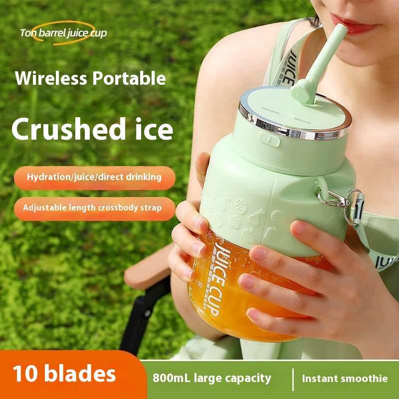 Large Capacity Portable Electric Juicer with Type-C Charging - Kitchen Appliance