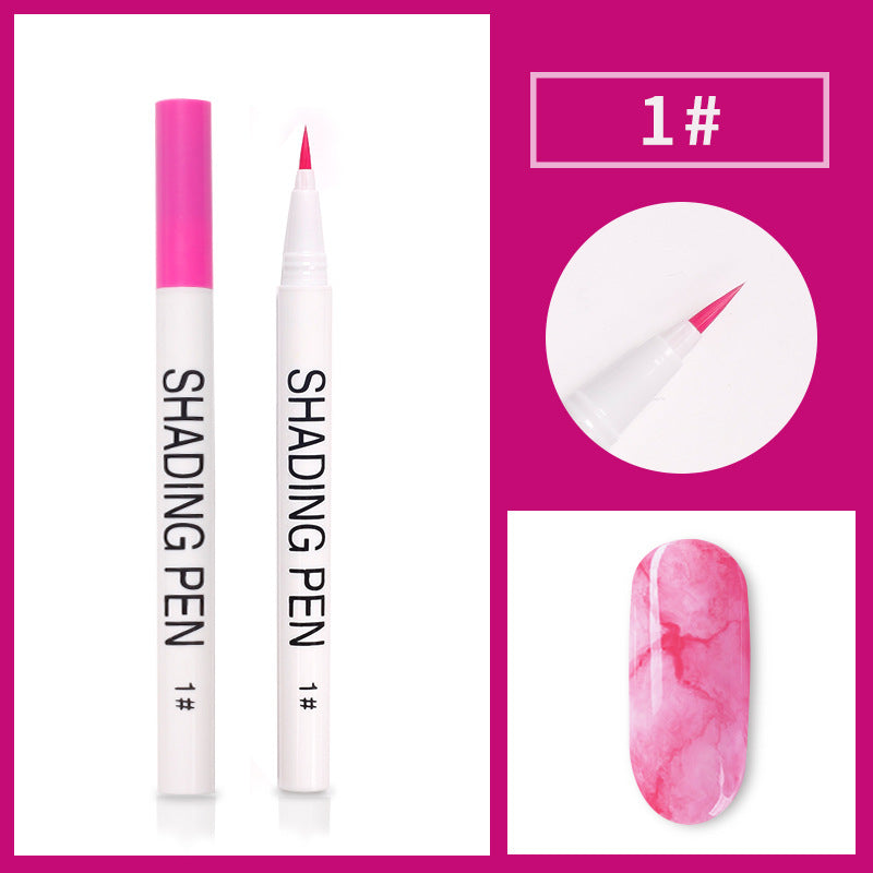 Nail Art Shading Fluid Pen Set for Professional Manicure and Nail Design