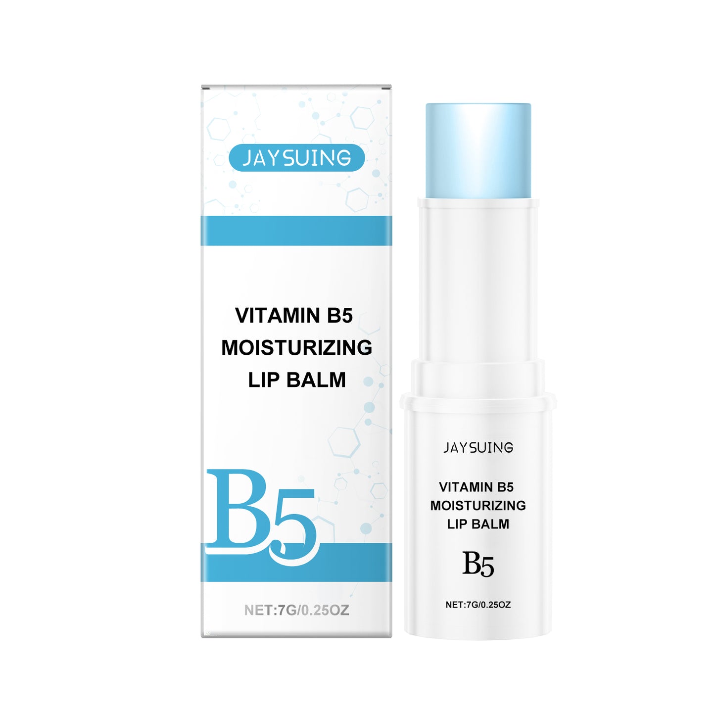 Vitamin B5 Moisturizing Lip Balm - Hydrating Treatment for Dry Cracked Lips